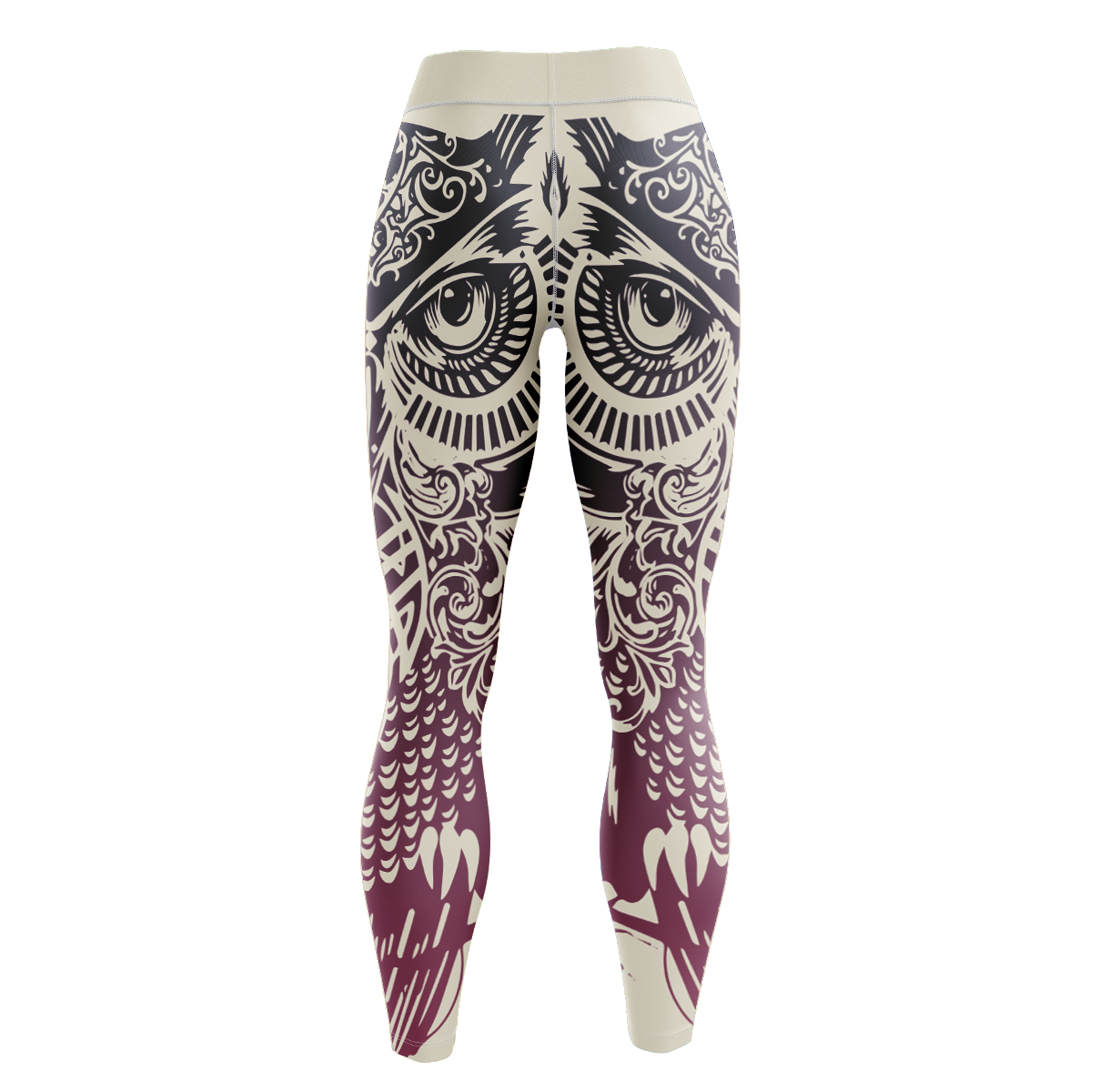 Tribal Owl Unisex Tights Leggings
