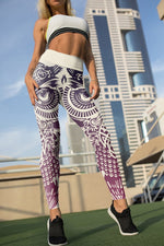 Tribal Owl Unisex Tights Leggings