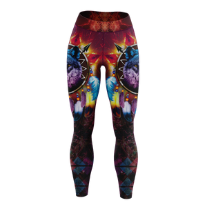 Wolf Dreamcatcher Unisex Tights