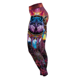 Wolf Dreamcatcher Unisex Tights