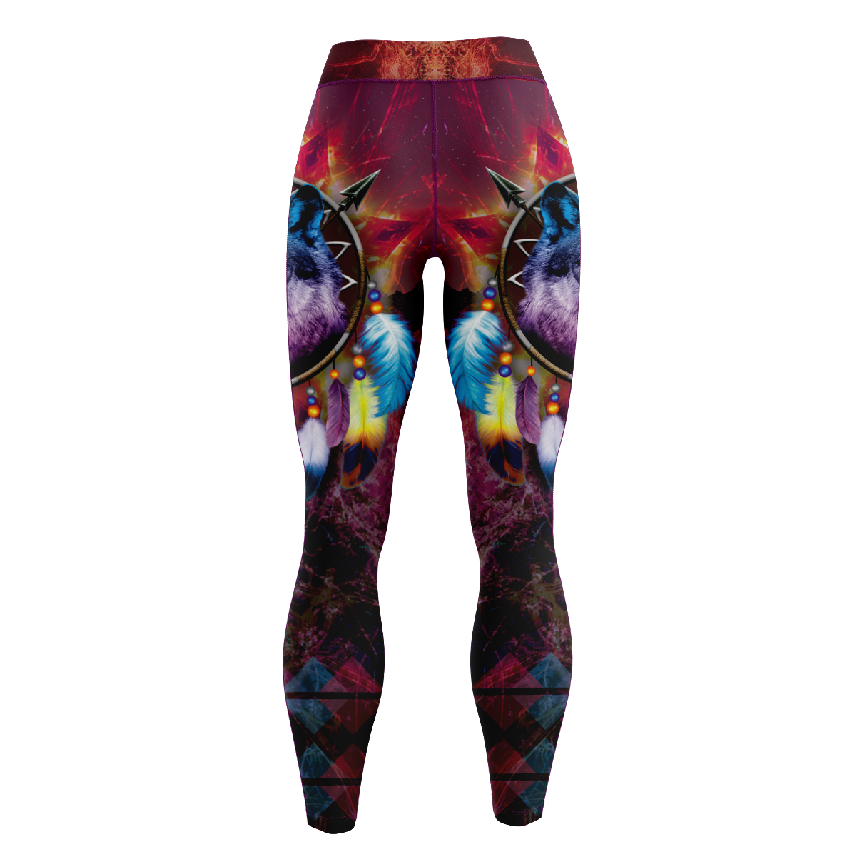 Wolf Dreamcatcher Unisex Tights