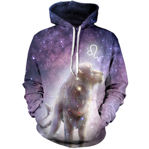 Leo Galaxy Unisex Pullover Hoodie M