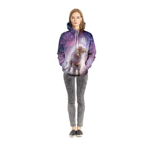 Leo Galaxy Unisex Pullover Hoodie