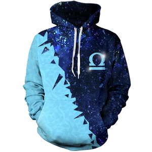 Libra Galaxy Unisex Pullover Hoodie M