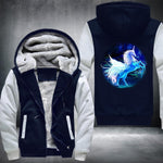 Mystical Unicorn Fleece Jacket Blue / S