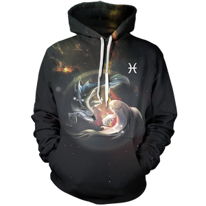 Pisces Galaxy Unisex Pullover Hoodie