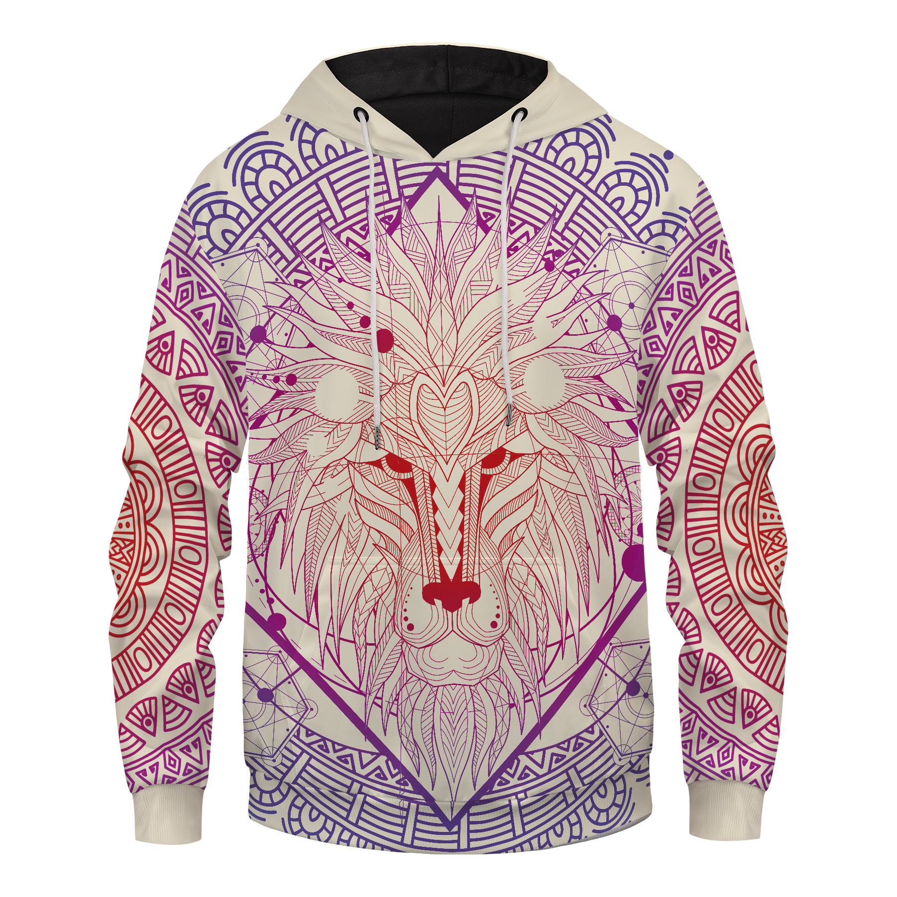 Ancient Lion Unisex Pullover Hoodie