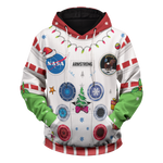 Armstrong Space Suite Christmas Unisex Pullover Hoodie