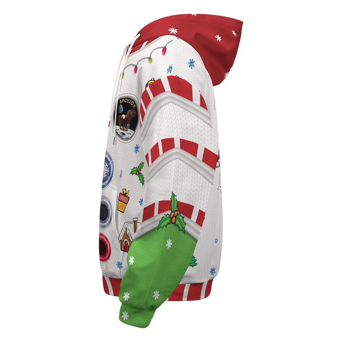 Armstrong Space Suite Christmas Unisex Pullover Hoodie