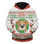 Merry Woofmas Unisex Pullover Hoodie
