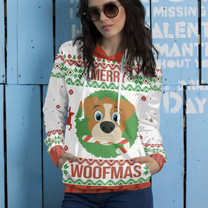 Merry Woofmas Unisex Pullover Hoodie