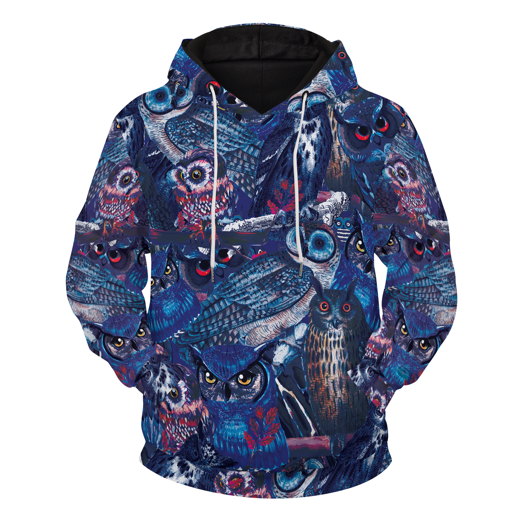 Owl Blues Unisex Pullover Hoodie
