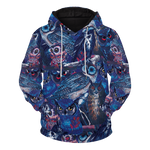 Owl Blues Unisex Pullover Hoodie