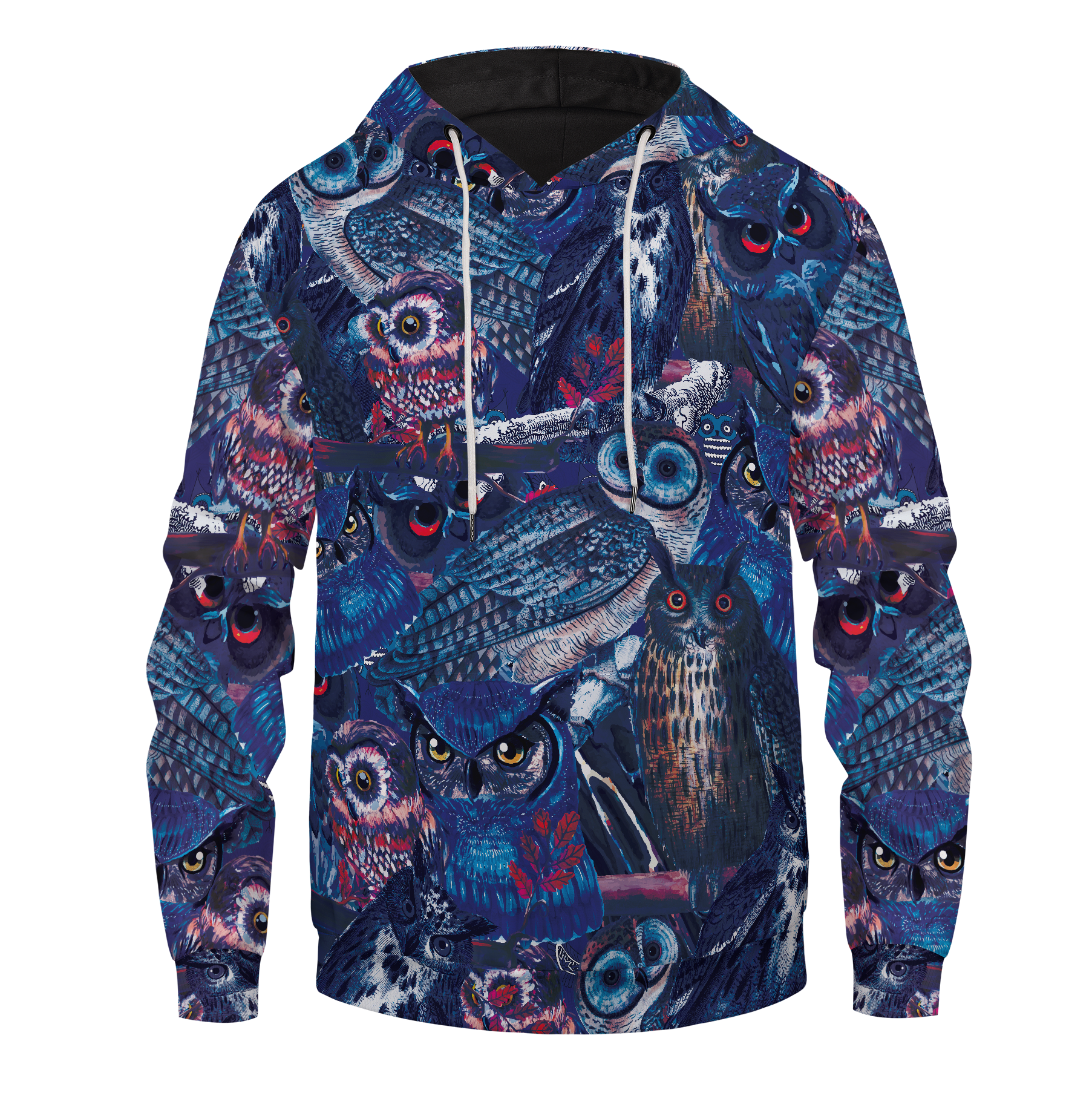 Owl Blues Unisex Pullover Hoodie