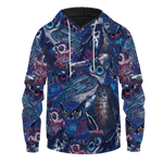 Owl Blues Unisex Pullover Hoodie