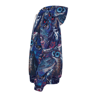 Owl Blues Unisex Pullover Hoodie
