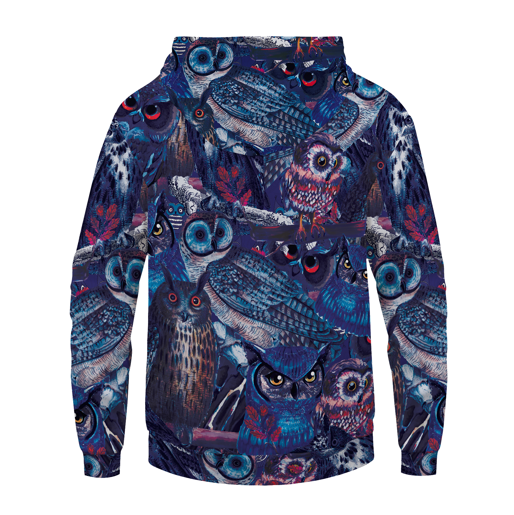 Owl Blues Unisex Pullover Hoodie