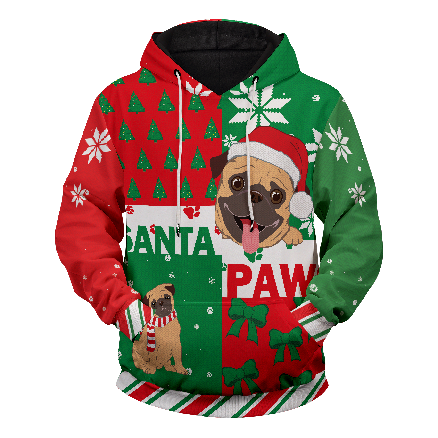 Santa Paws Pullover Hoodie