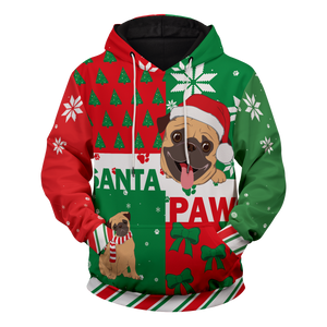 Santa Paws Pullover Hoodie