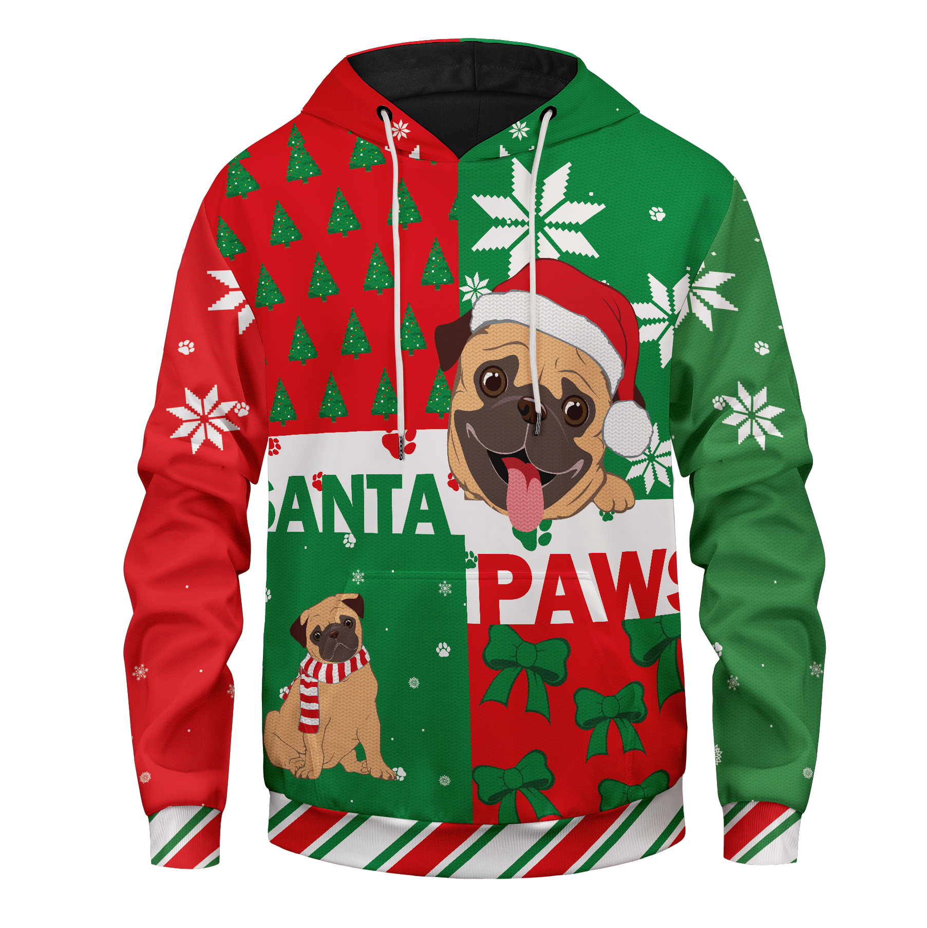Santa Paws Pullover Hoodie