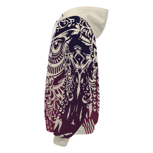 Tribal Owl Unisex Pullover Hoodie