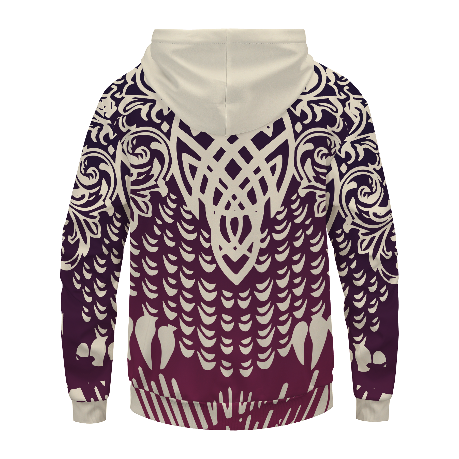 Tribal Owl Unisex Pullover Hoodie