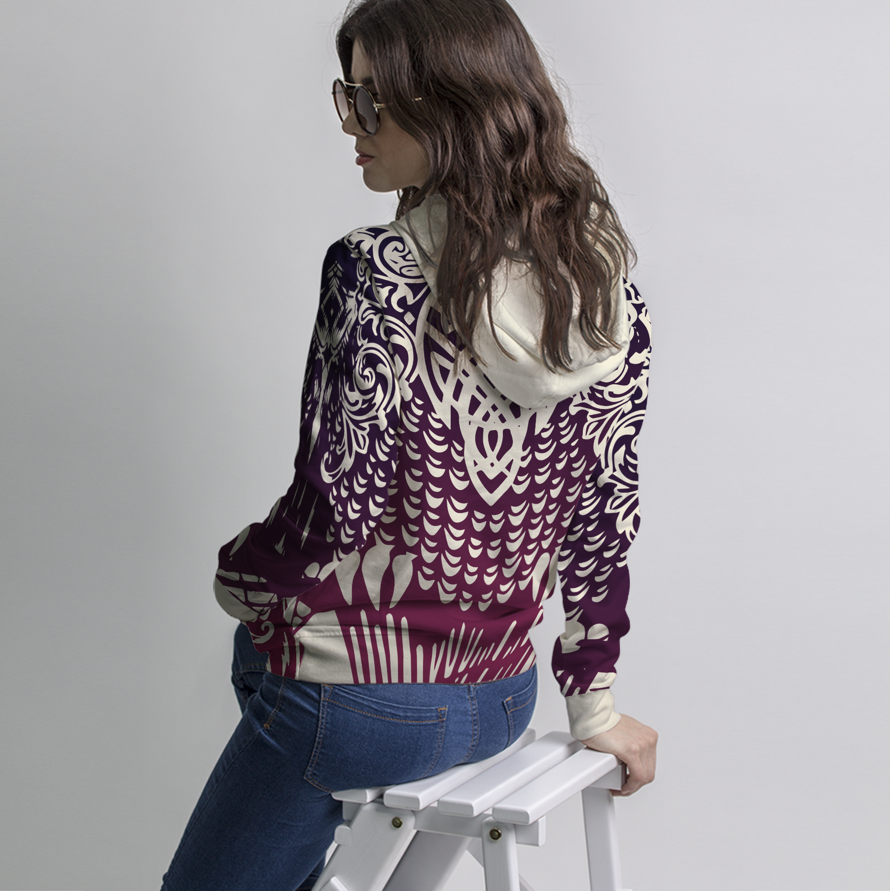 Tribal Owl Unisex Pullover Hoodie