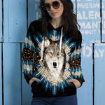Wolf Dream Catcher Unisex Pullover Hoodie