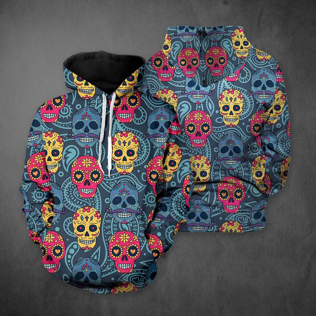 Calavera Unisex Pullover Hoodie S