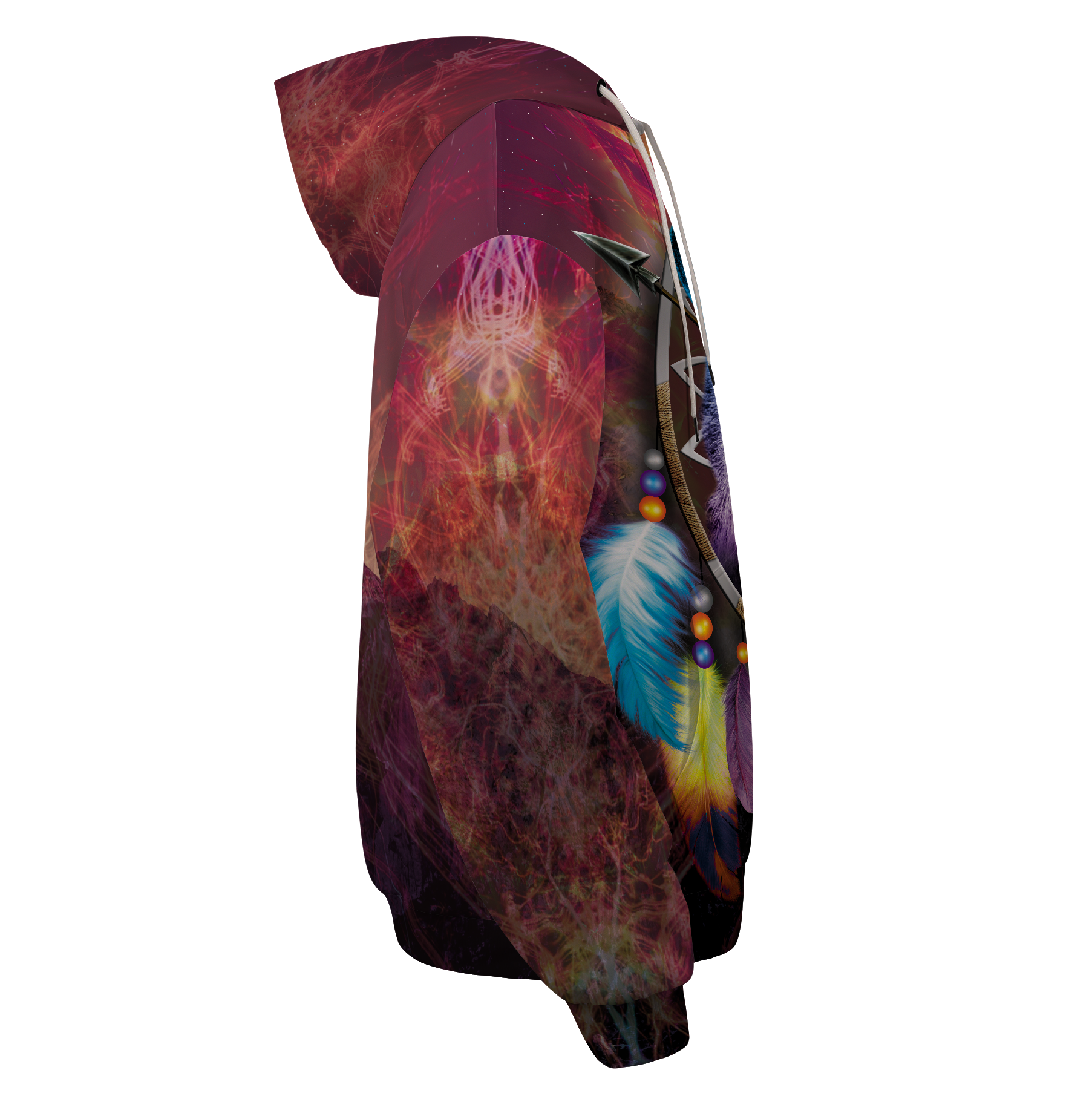 Wolf Dreamcatcher Unisex Pullover Hoodie