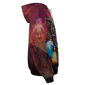 Wolf Dreamcatcher Unisex Pullover Hoodie