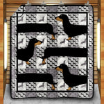 The Sausage Dog Quilt Blanket