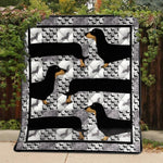 The Sausage Dog Quilt Blanket