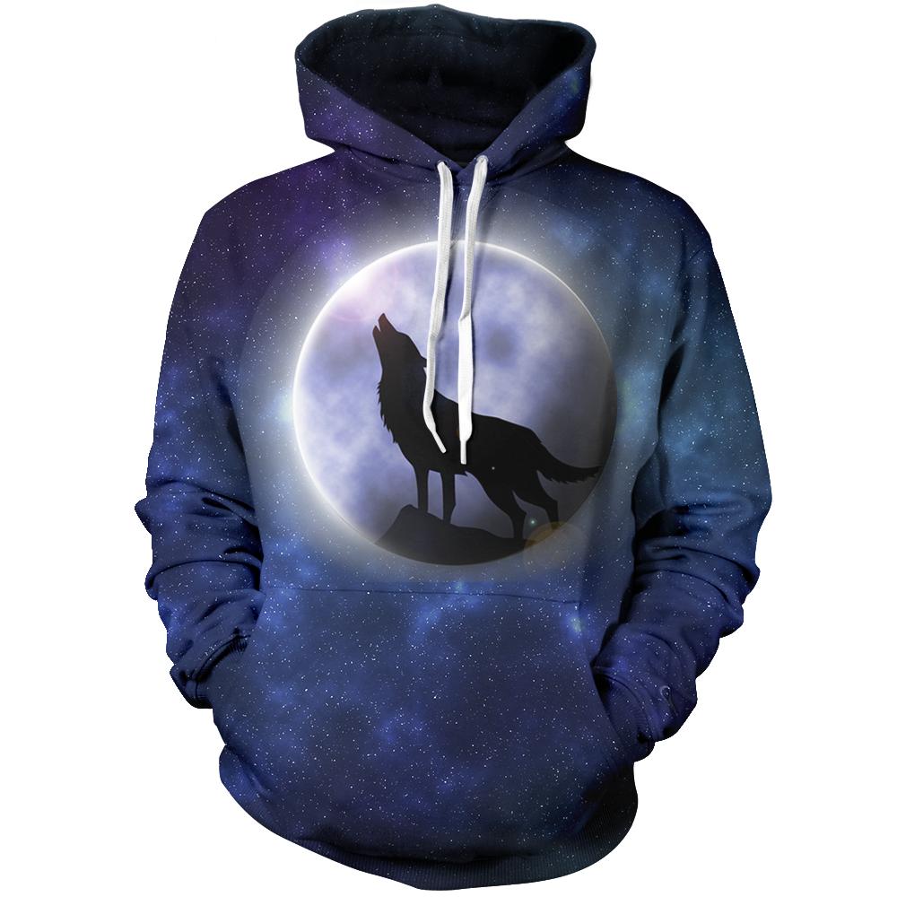 Stay Wild Moon Child Unisex Pullover Hoodie M