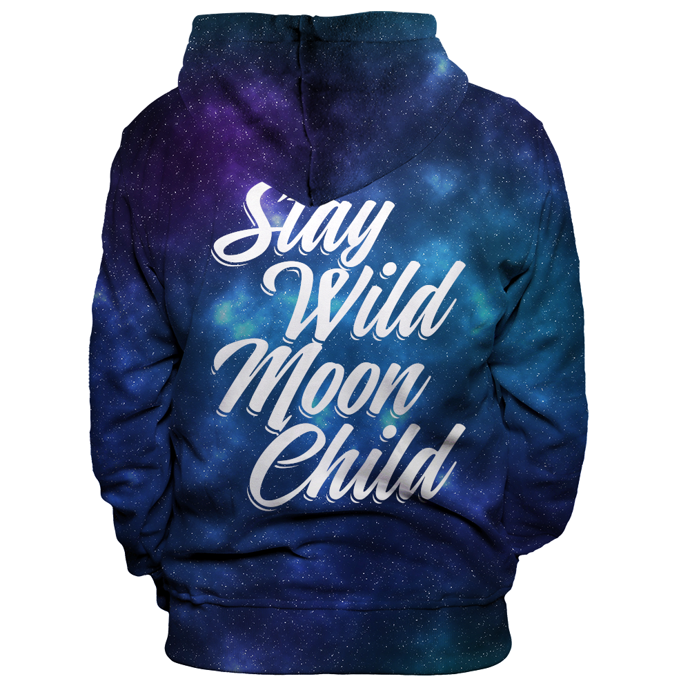 Stay Wild Moon Child Unisex Pullover Hoodie