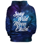 Stay Wild Moon Child Unisex Pullover Hoodie