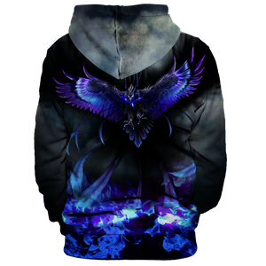 Flight Of Shadow Unisex Pullover Hoodie