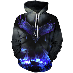 Flight Of Shadow Unisex Pullover Hoodie M