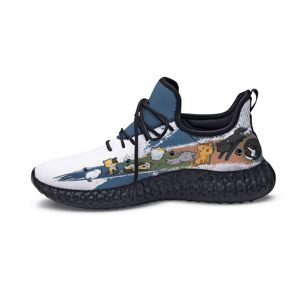 Custom Yz_Boost 350 Feline Friends Shoes