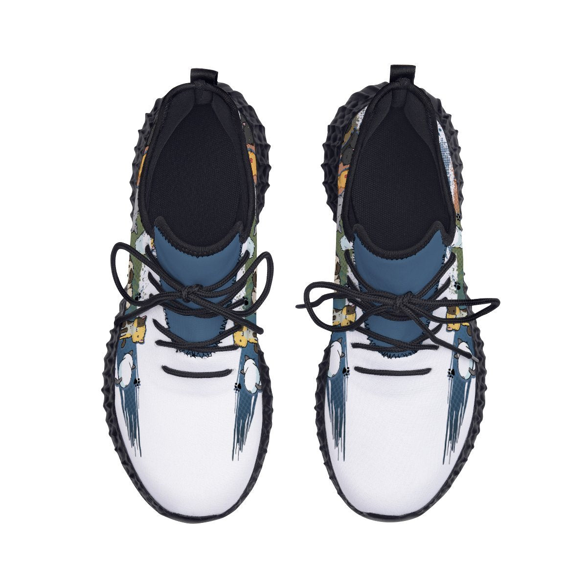 Custom Yz_Boost 350 Feline Friends Shoes