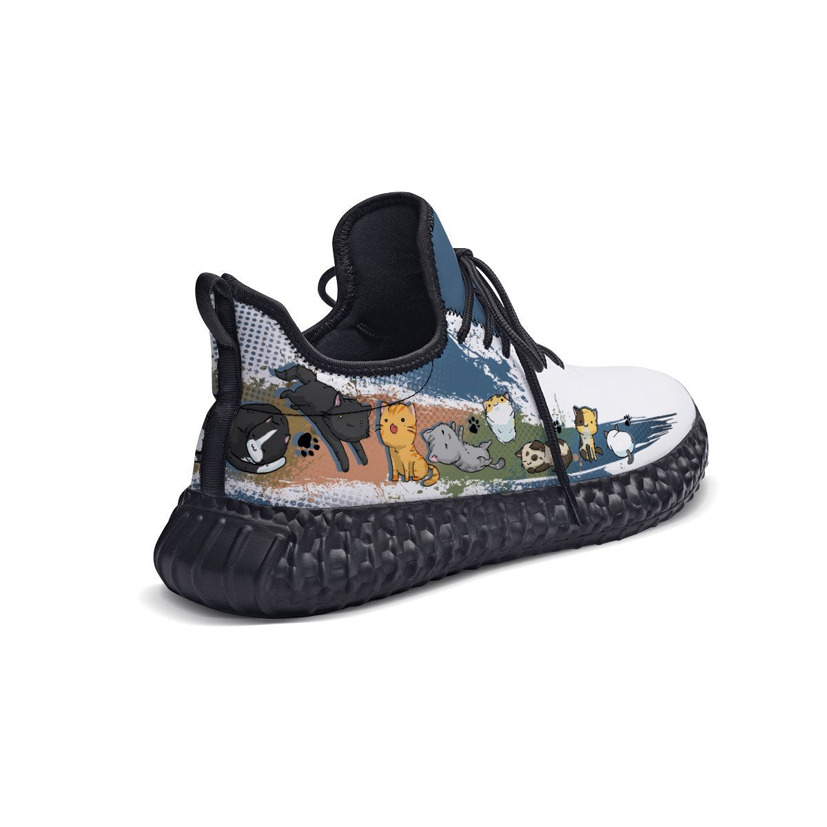 Custom Yz_Boost 350 Feline Friends Shoes