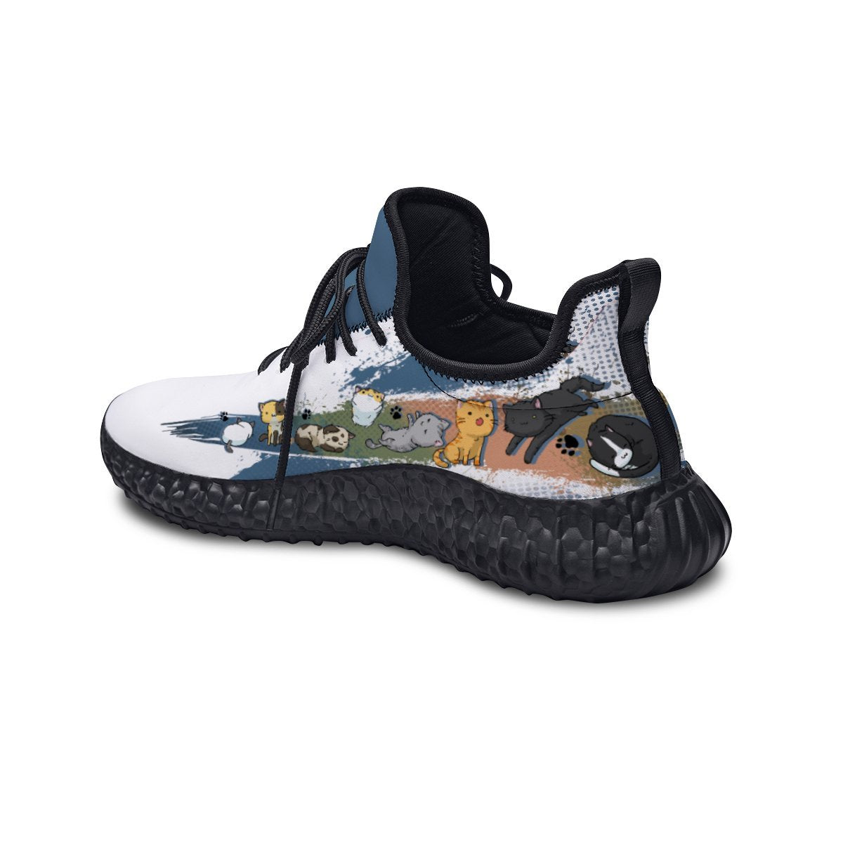 Custom Yz_Boost 350 Feline Friends Shoes