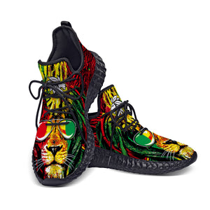 Custom Made Rasta Lion Shoes