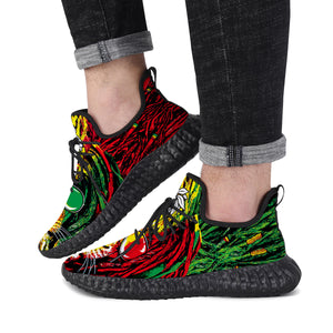 Custom Made Rasta Lion Shoes
