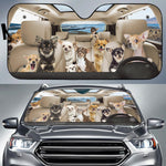 Chihuahua Gang Auto Sun Shade
