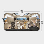 Chihuahua Gang Auto Sun Shade