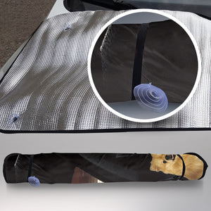 Dog-filled Auto Sun Shade