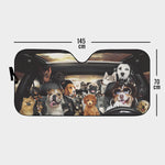 Dog-filled Auto Sun Shade