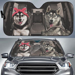 Lovely Husky Auto Sun Shade