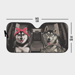 Lovely Husky Auto Sun Shade